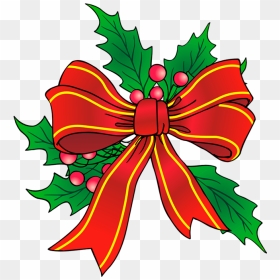 Christmas Mood With Clip Arts - Christmas Clip Arts, HD Png Download - christmas ribbon png