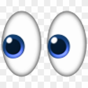 #eyes #emoji #emojis #eye #blue #blueeye #blueeyes - Earrings, HD Png Download - eyes emoji png