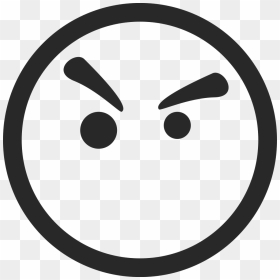 Cute Mad Eyebrows Clipart - Smiley Face Clip Art, HD Png Download - eyebrows png