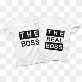 The Boss And The Real Boss - Active Shirt, HD Png Download - white shirt png