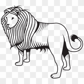 Vector Graphics, HD Png Download - lion head png