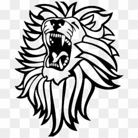 Lioness Roar Png Hd - Vector Lion Roaring Png, Transparent Png - lion head png