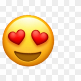 #hearteyes #heart #emoji #eyes #iphone #sticker #random - Transparent Heart Eyes Drool Emoji, HD Png Download - eyes emoji png