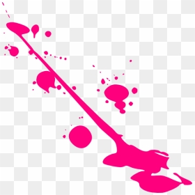Splatter Neon Paintball Free Pnglogocoloring Pages - Hot Pink Paint Splash Png, Transparent Png - splat png