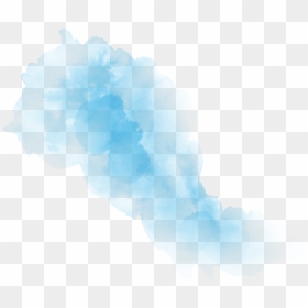 Blue Watercolor Transparent Sky, HD Png Download - watercolor splash png