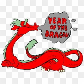 Transparent Asian Dragon Png - Chinese New Year Clip Art, Png Download - chinese dragon png