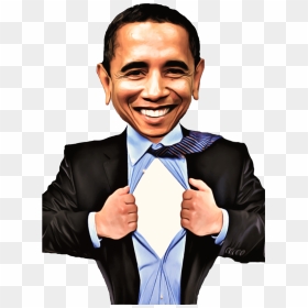 Barack Obama Caricature Clip Arts - Barack Obama Cartoon Png, Transparent Png - obama png