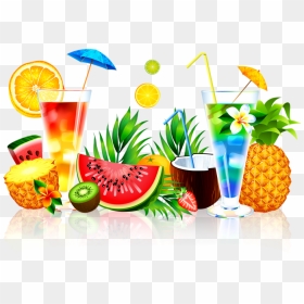 Tube Boissons, Cocktails Png, Fruits - Cocktail Fruit Png Transparent, Png Download - cocktail png