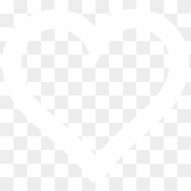 Transparent White Heart Shape Png - Heart Shape Thick Outline, Png Download - heart shape png