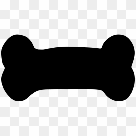Dog Bone Clipart Silhouette - Silhouette Dog Bone Clipart, HD Png Download - dog bone png