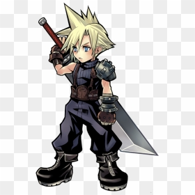 Cloud Strife Png Download Image - Cloud Dissidia Opera Omnia, Transparent Png - cloud strife png