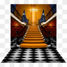 3 Dimensional View Of - Stairs, HD Png Download - stairs png