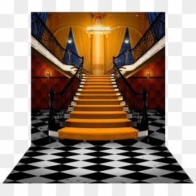 3 Dimensional View Of - Stairs, HD Png Download - stairs png