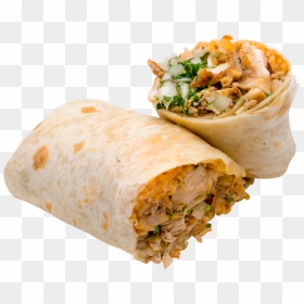 Transparent Chicken Wrap Png - Indian Chicken Shawarma Png, Png Download - burrito png