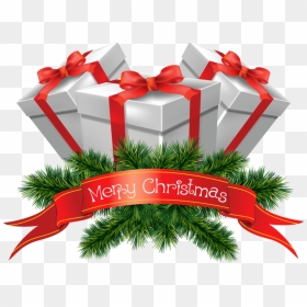 Merry Presents Christmas Transparent Icon Free Download - Christmas Gifts Png Transparent, Png Download - presents png
