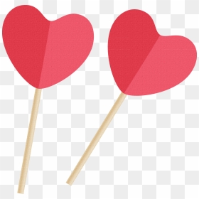 Transparent Lollipop Heart Shaped - Heart Lollipop Clipart, HD Png Download - heart shape png