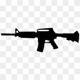 M 15 A 4 Rifle - Assault Rifle Gun Clipart, HD Png Download - rifle png