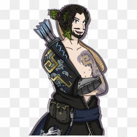 Hanzo Overwatch Png - Cartoon, Transparent Png - hanzo png