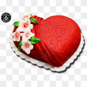 Heart Shape Full Cake - Love Birthday Cake Png, Transparent Png - heart shape png