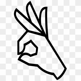 Ok Hand Sign Clip Arts, HD Png Download - ok hand png