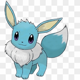 Eevee Vaporeon Recolor - Vaporeon Pokemon Eevee Evolution, HD Png Download - eevee png