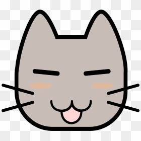 Catface Png , Png Download - Transparent Cartoon Cat Face Png, Png Download - cat face png