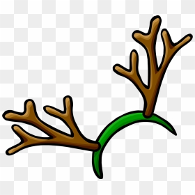 Christmas Antlers Png - Transparent Background Reindeer Antlers Clipart, Png Download - horns png