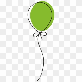 Library Of Balloon Clip Download On A String Png Files - Globos Verdes Png, Transparent Png - string png