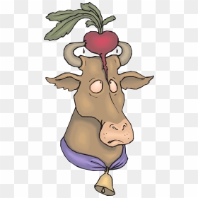 Radish Cow, HD Png Download - horns png