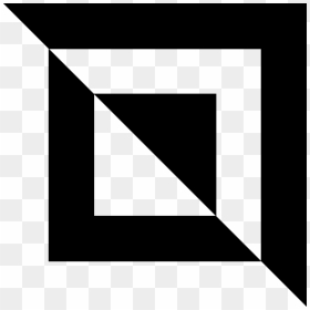 Abstract Square Logo - Square Logo, HD Png Download - black square png