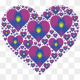 Hearts In Heart Magenta, HD Png Download - heart shape png