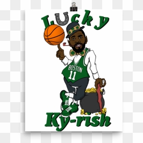 Lucky "ky-rish - Shoot Basketball, HD Png Download - kyrie irving png
