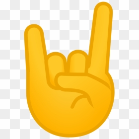 Sign Of The Horns Icon - Rock Hand Emoji, HD Png Download - horns png