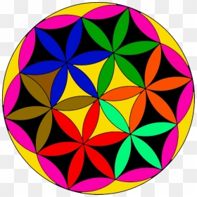 Flower Of Life Clipart , Png Download - Circle, Transparent Png - flower of life png