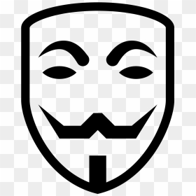 Thumb Image - Anonymous Mask White Background, HD Png Download - anonymous png