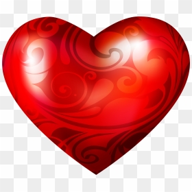 Ornamental Heart Png Clipart - รูป หัวใจ 3 มิติ, Transparent Png - ornamental grass png