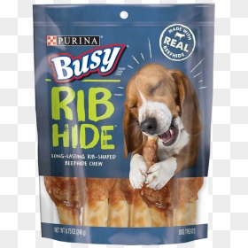 Rawhide Dog Bone Png - Dog Treats Busy Bones, Transparent Png - dog bone png