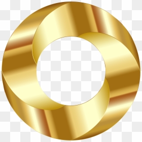 Gold Torus Screw Clip Arts - Head Of Screw Clipart Png, Transparent Png - gold circle png
