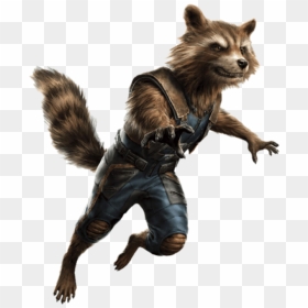 Guardians Of The Galaxy Rocket Raccoon Png Clipart - Rocket Raccoon Png, Transparent Png - raccoon png