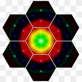 Flower Of Life 7 Hexagon Beneficial Subtle Energy Generator - Benefits Of Process Optimisation, HD Png Download - flower of life png