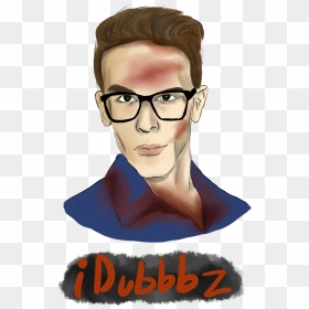 Clip Black And White Bloody Idubbbz - Poster, HD Png Download - idubbbz png