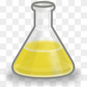 Beaker Yellow Png - Yellow Conical Flask, Transparent Png - beaker png