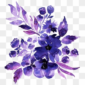 Delphinium, HD Png Download - purple flowers png