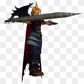 Download Zip Archive - Cartoon, HD Png Download - cloud strife png