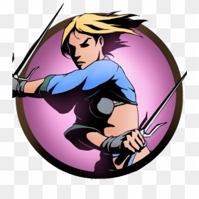 Shadow Fight 2 Girl Characters, HD Png Download - needle png