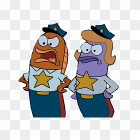 Spongebob Fish Police Render - Spongebob Fish No Background, HD Png Download - police png