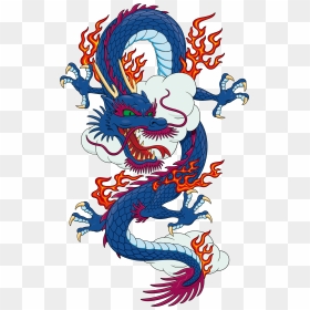 Japanese Dragon Vector Png, Transparent Png - chinese dragon png