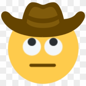 Rollingcowboyeyes Discord Emoji - Sad Cowboy Emoji Transparent, HD Png Download - eyes emoji png