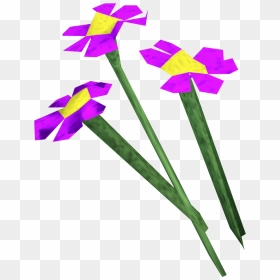 The Runescape Wiki - Runescape Flowers, HD Png Download - purple flowers png