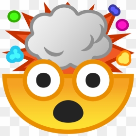 Exploding Head Icon - Exploding Head Emoji, HD Png Download - head png